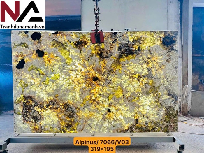 Tranh đá thạch anh xuyên sáng TDTA05
